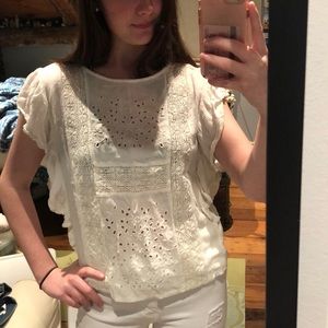 American Eagle Beachy White Top